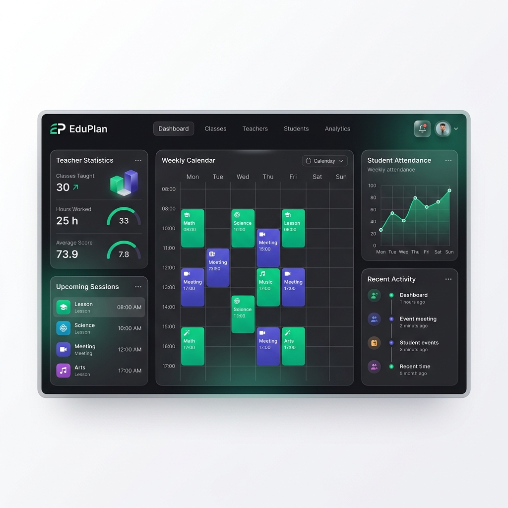 E-Plannings Dashboard
